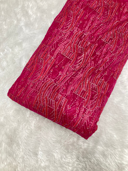 Beads work net fabric 60” width