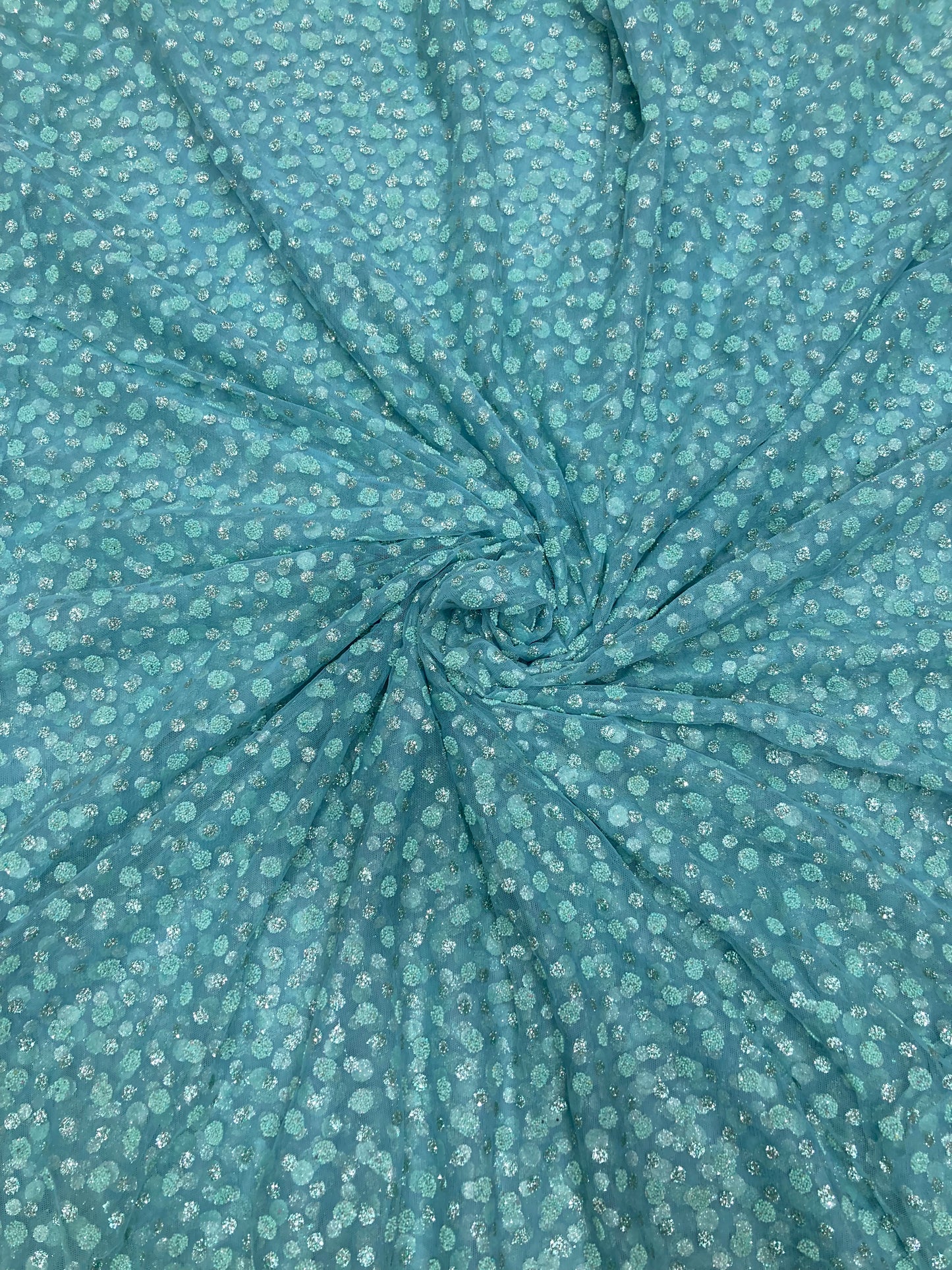 Beads work net fabric 60”width