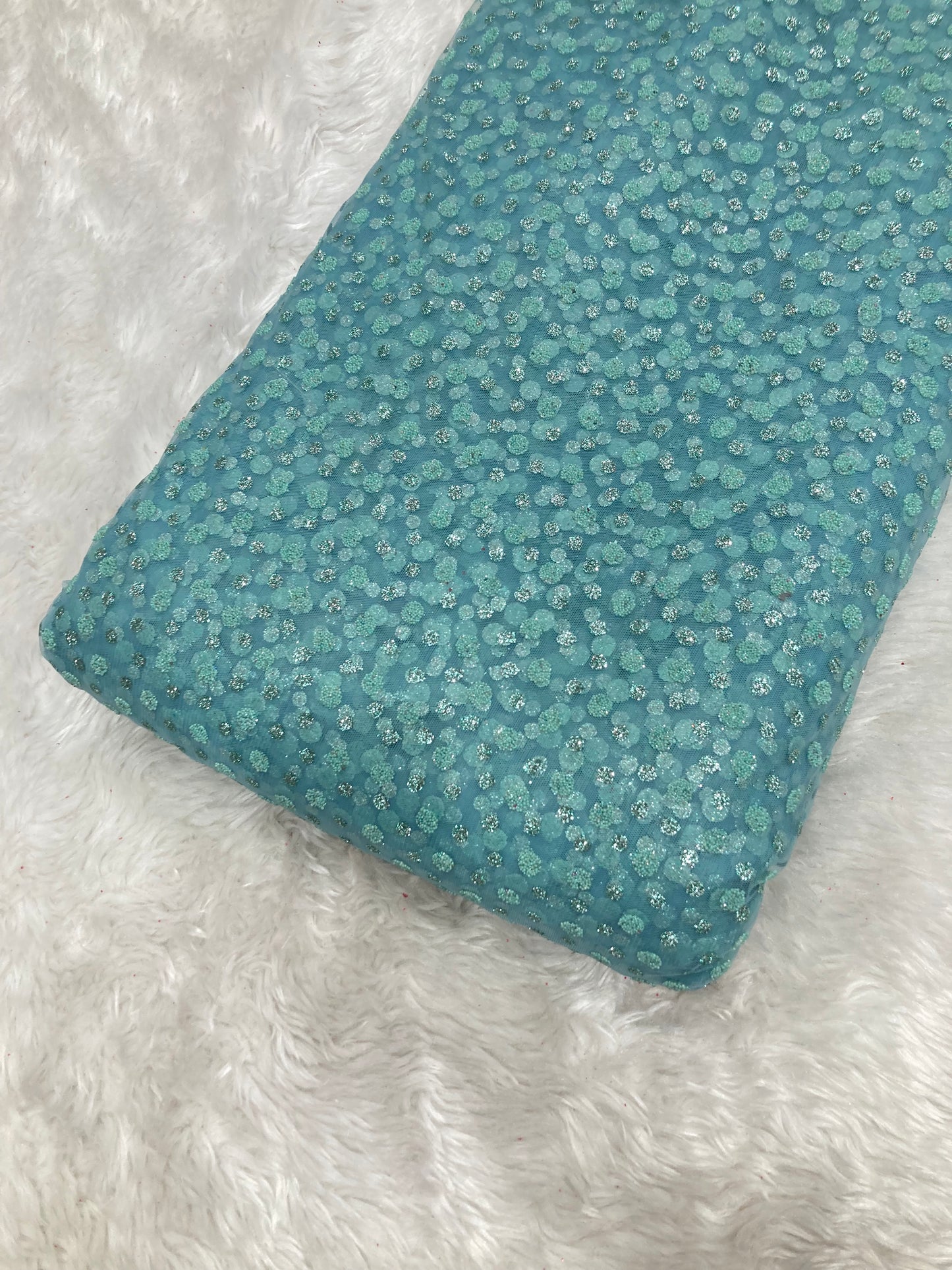 Beads work net fabric 60”width