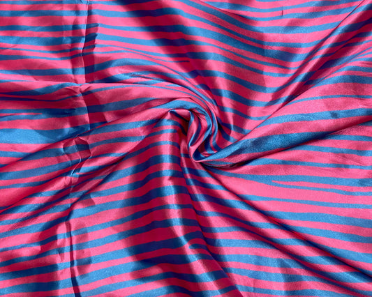 Silk Satin Ombre Dye Printed Fabric, GSM: 100-150