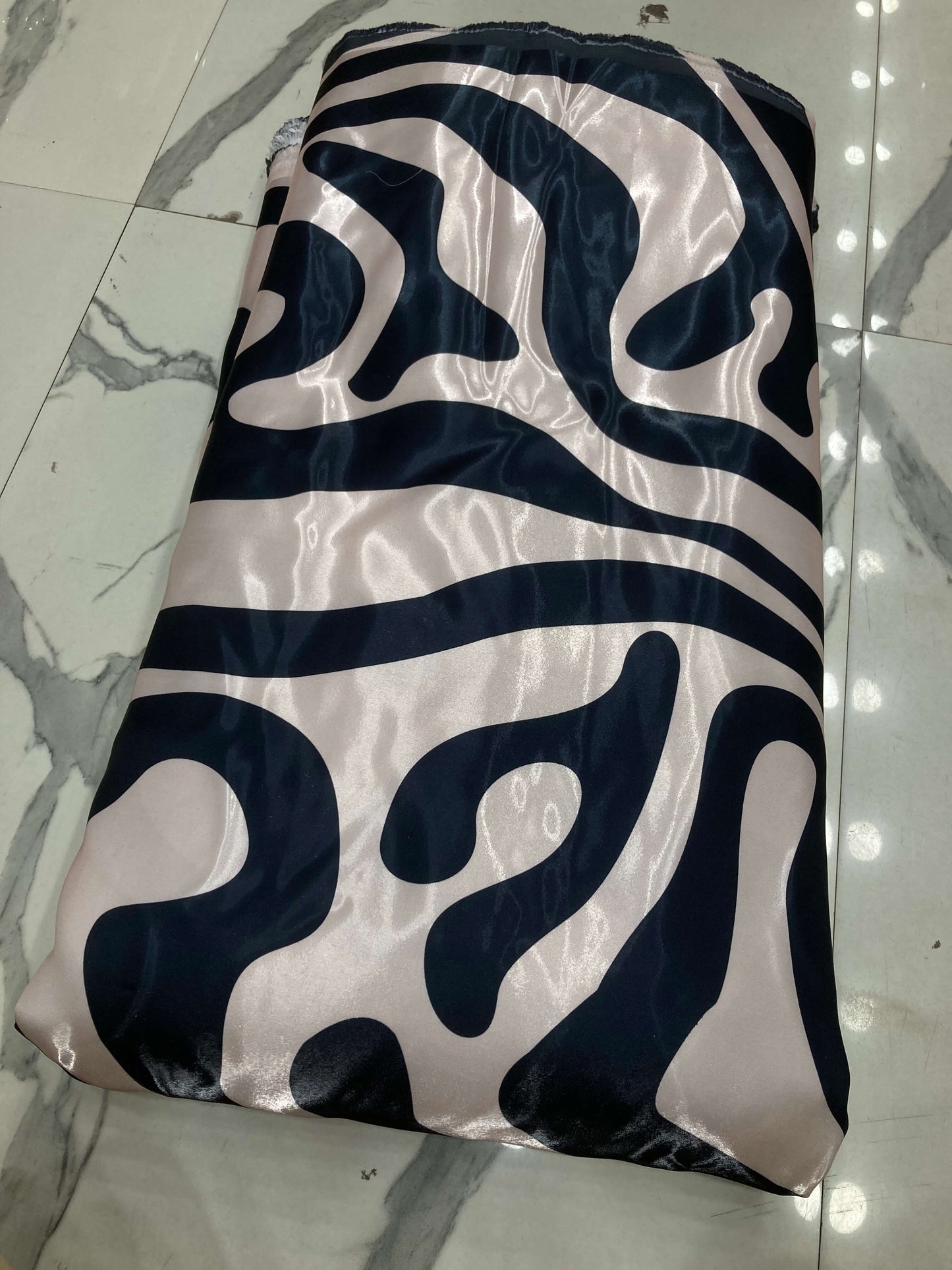 Liquid satin prints