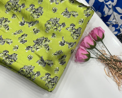 Digital modal satin prints