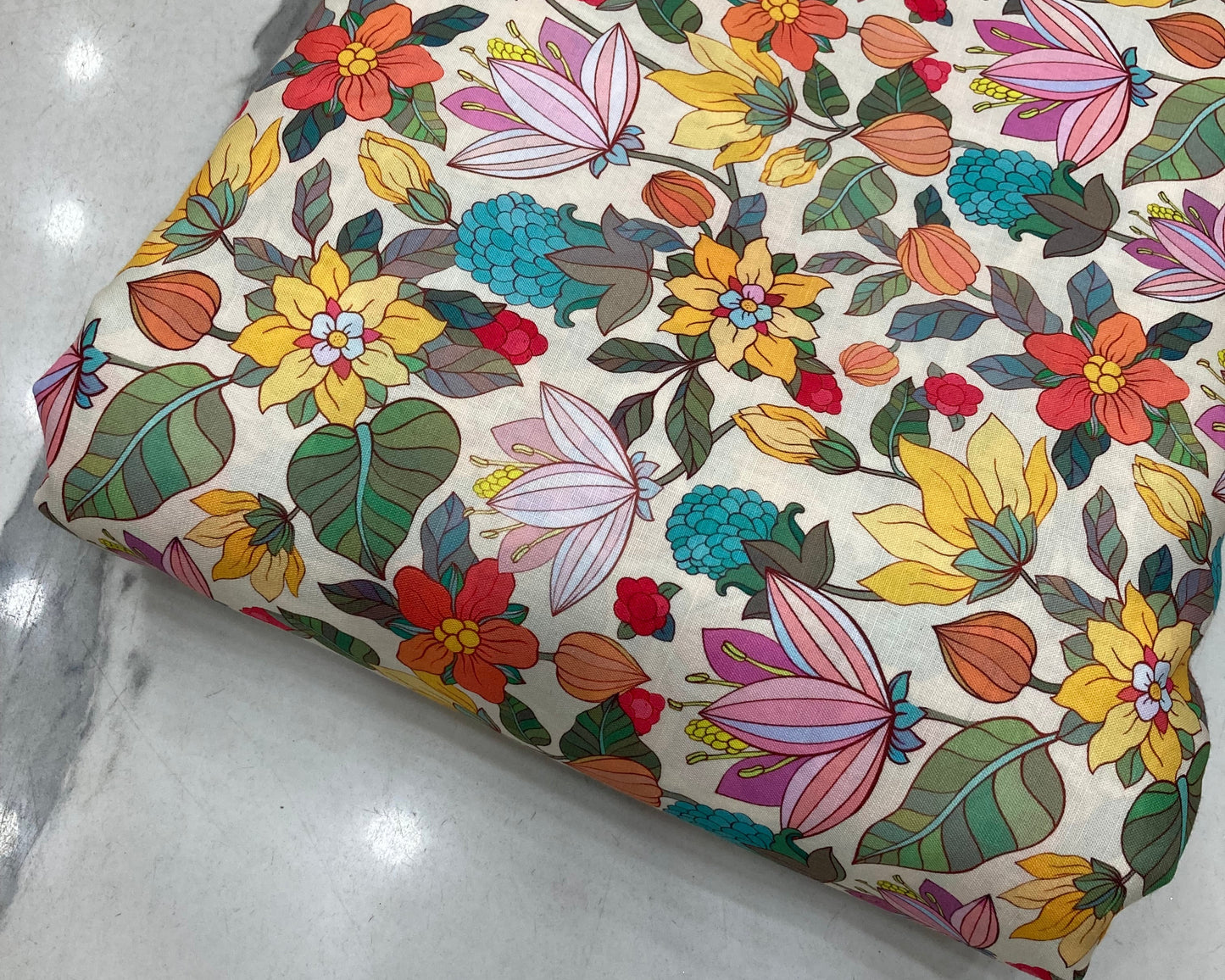 Linen digital prints 44”