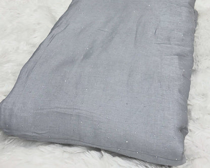 Soft Denim with rhinestones