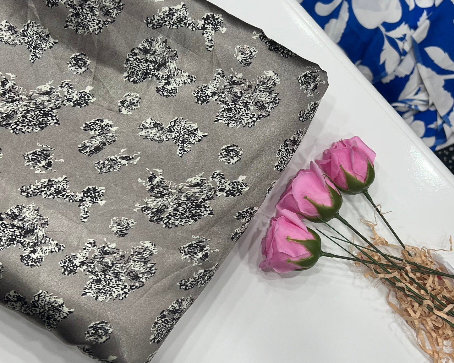 Digital modal satin prints