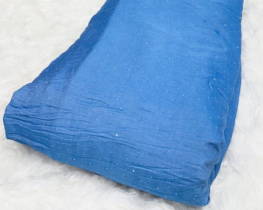 Soft Denim with rhinestones