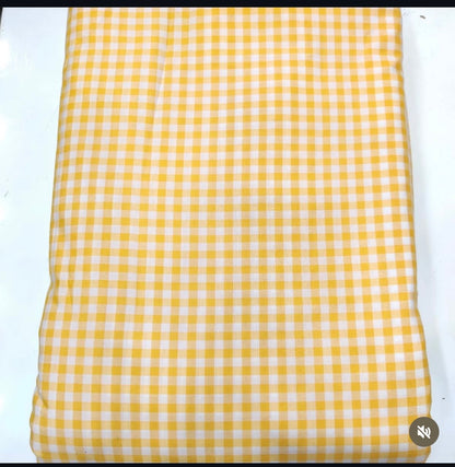 Yarn dyed cotton checks