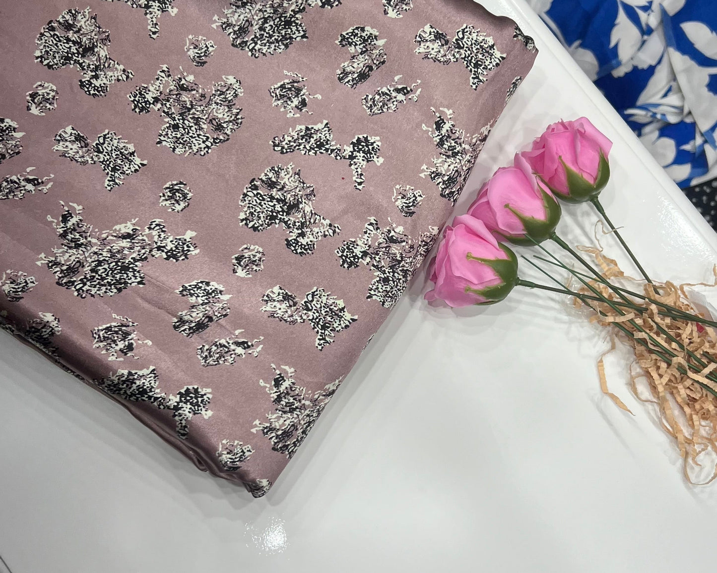 Digital modal satin prints