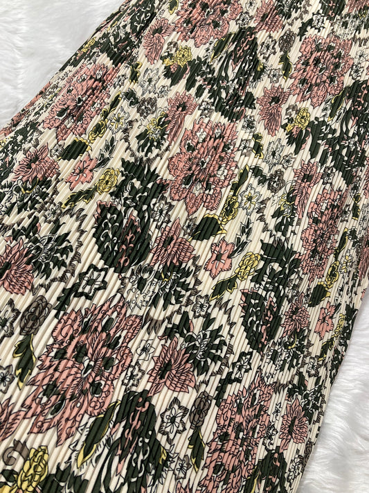 American crepe pleated fabric 60” width