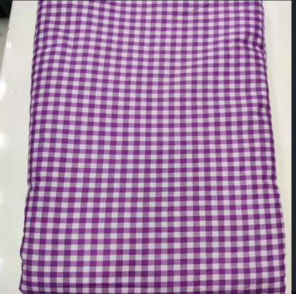 Yarn dyed cotton checks