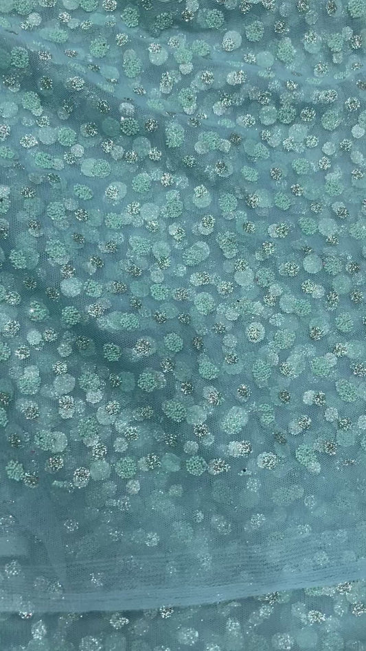 Beads work net fabric 60”width